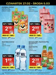 Gazetka promocyjna Delikatesy Centrum - NOWA GAZETKA Delikatesy Centrum od 27 lutego! 27.02-5.03.2025 - Gazetka - ważna od 05.03 do 05.03.2025 - strona 38 - produkty: Nałęczowianka, Sok, Rum, Mus, Tymbark, Kubuś, Woda, Napój