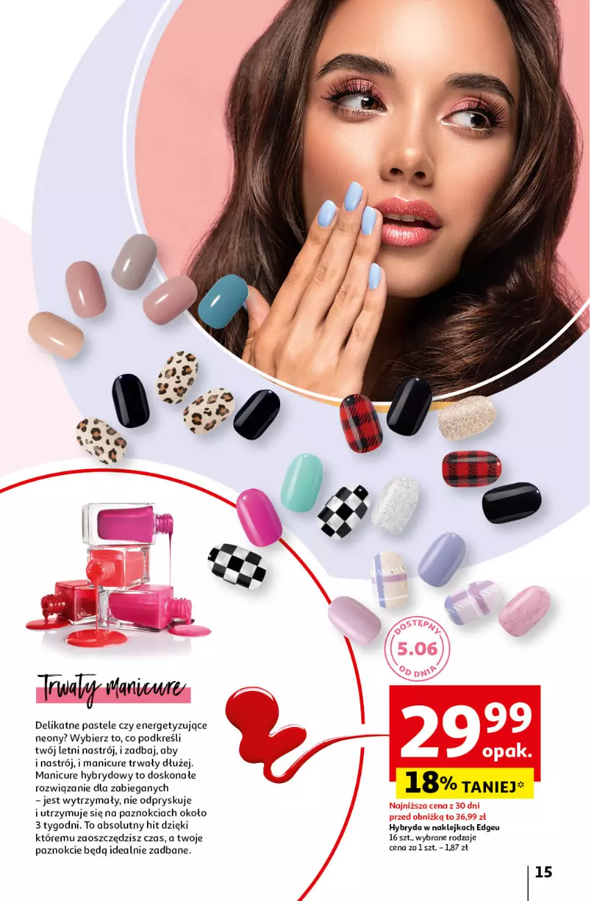 Gazetka promocyjna Auchan - Katalog Kosmetyczne inspiracje Hipermarket Auchan - ważna 23.05 do 26.06.2024 - strona 15 - produkty: Absolut, Klej