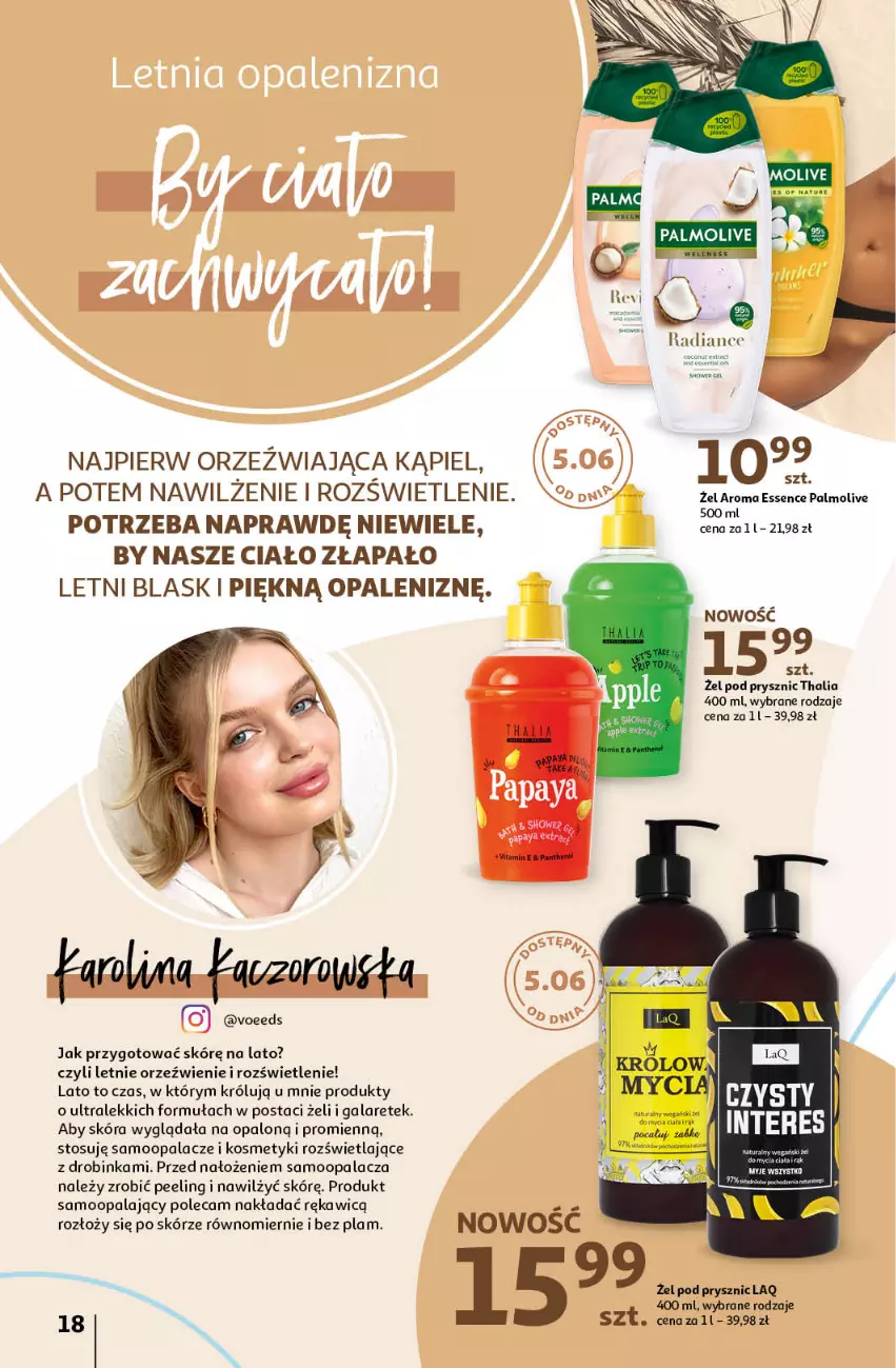 Gazetka promocyjna Auchan - Katalog Kosmetyczne inspiracje Hipermarket Auchan - ważna 23.05 do 26.06.2024 - strona 18 - produkty: Gala, Inka, Peeling