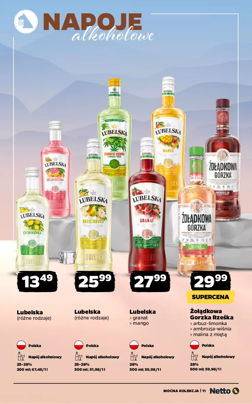 Gazetka promocyjna Netto - Alkohole - Mocne - ważna 16.02 do 28.02.2026 - strona 11 - produkty: Arbuz, Gra, Granat, Limonka, Mango, Napój, Napoje