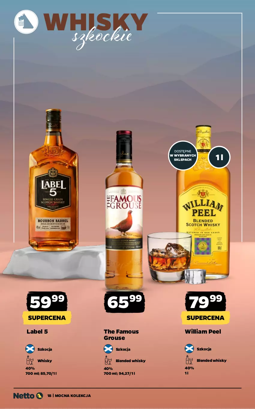 Gazetka promocyjna Netto - Alkohole - Mocne - ważna 16.02 do 28.02.2026 - strona 18 - produkty: Fa, Koc, The Famous Grouse, Whisky