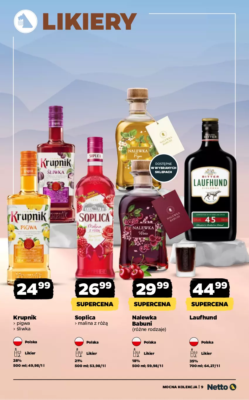 Gazetka promocyjna Netto - Alkohole - Mocne - ważna 16.02 do 28.02.2026 - strona 9 - produkty: Babuni, Krupnik, Likier, Soplica