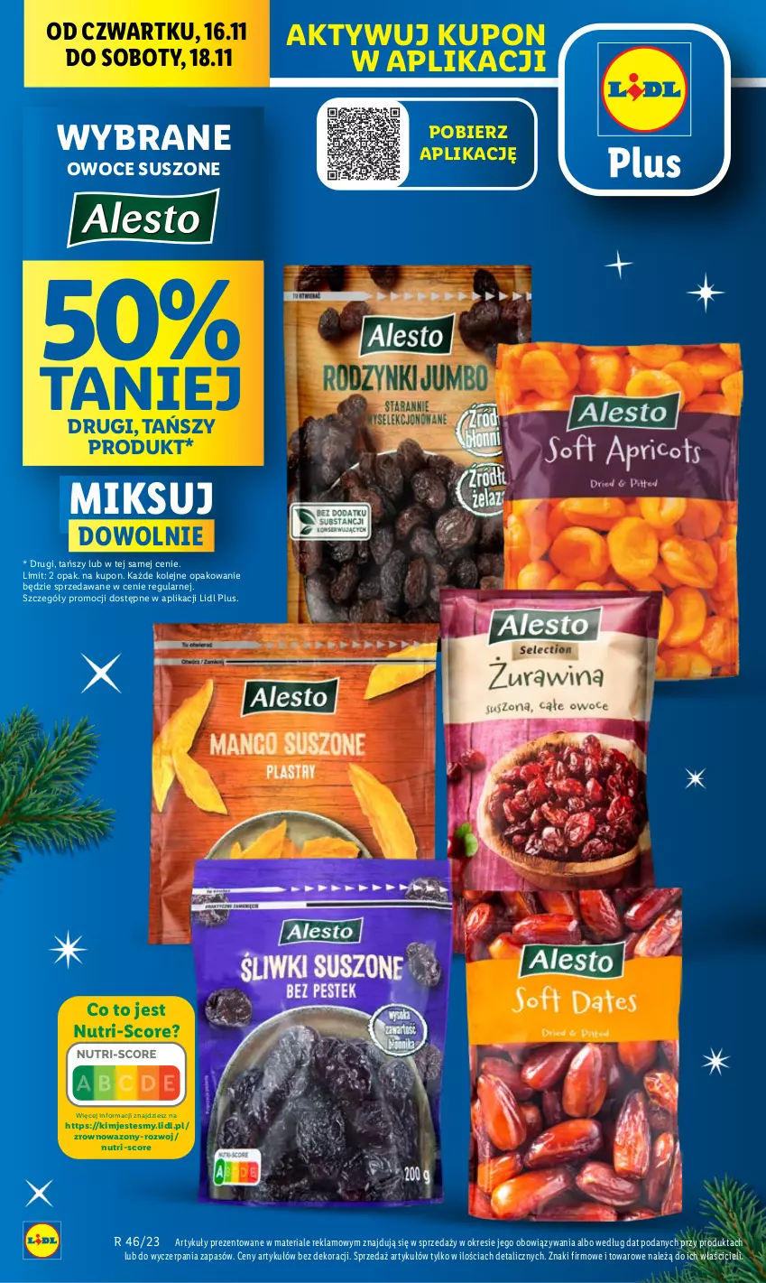 Gazetka promocyjna Lidl - GAZETKA - ważna 16.11 do 18.11.2023 - strona 10 - produkty: Olej, Owoce, Owoce suszone, Wazon