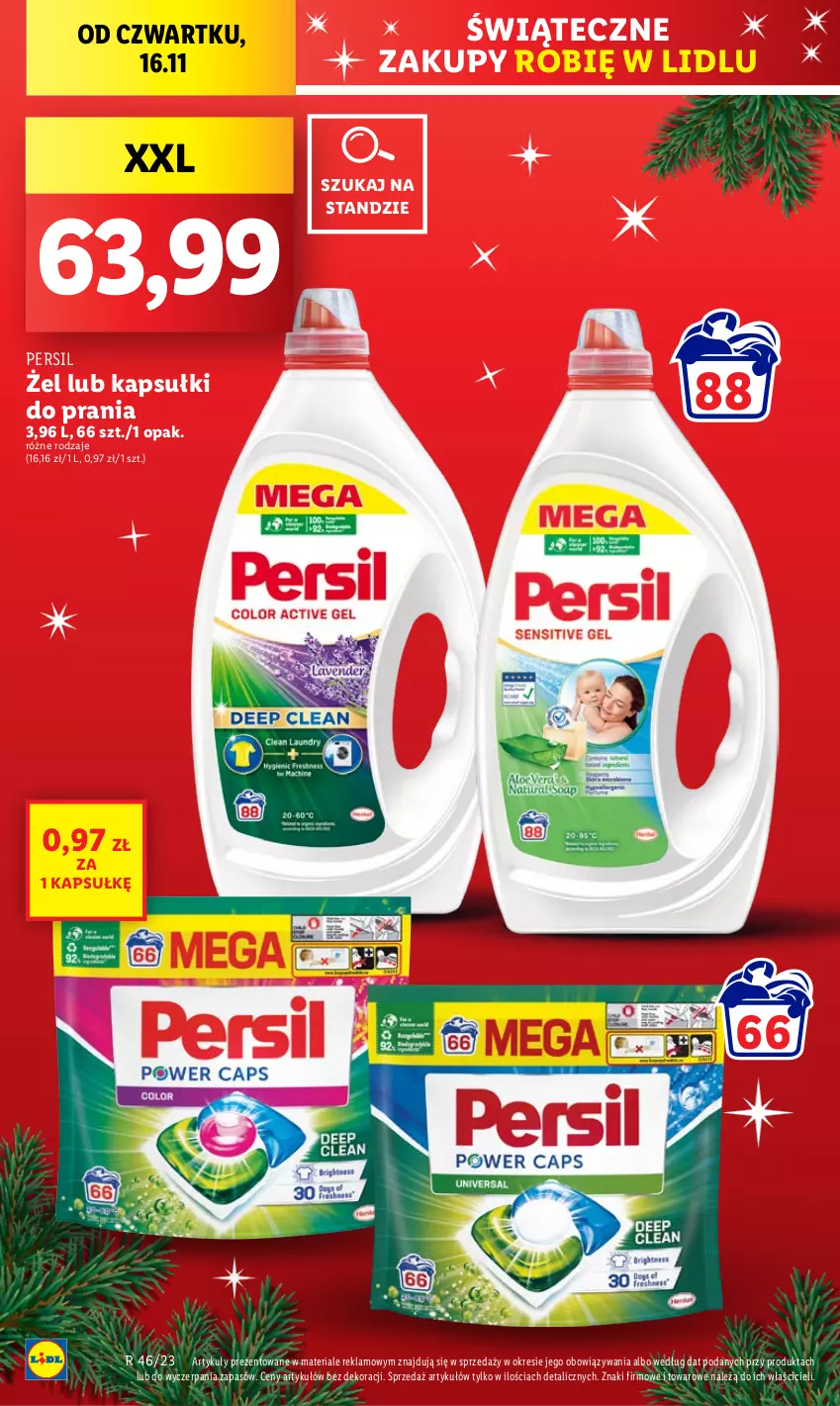 Gazetka promocyjna Lidl - GAZETKA - ważna 16.11 do 18.11.2023 - strona 12 - produkty: Kapsułki do prania, Persil