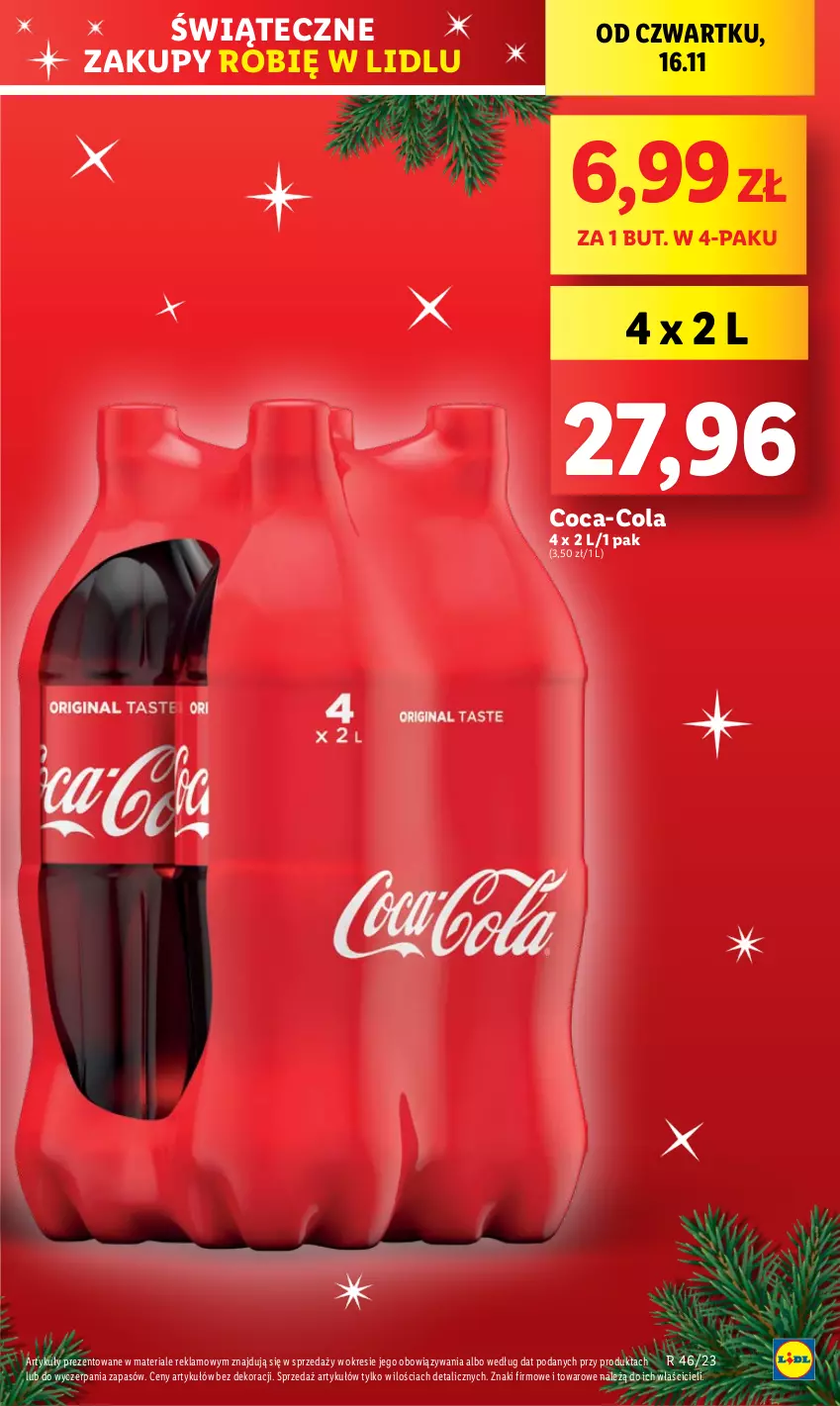 Gazetka promocyjna Lidl - GAZETKA - ważna 16.11 do 18.11.2023 - strona 9 - produkty: Coca-Cola