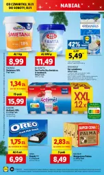 Gazetka promocyjna Lidl - GAZETKA - Gazetka - ważna od 18.11 do 18.11.2023 - strona 28 - produkty: Ser, Danone, Favita, Piątnica, Mlekovita, Actimel, Wazon, Palma, Sałat, Margaryna, Tonik, Baton, Olej, Oreo, Mleko, Fa
