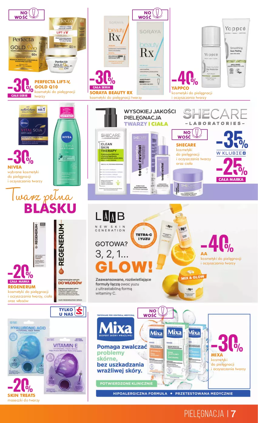 Gazetka promocyjna Super Pharm - ważna 13.06 do 26.06.2024 - strona 7 - produkty: Kosmetyki do pielęgnacji, Mixa, Nivea, Perfecta, Rum, Ser