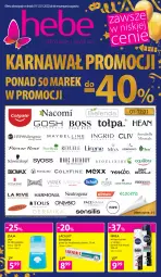 Gazetka promocyjna Hebe - Gazetka - Gazetka - ważna od 12.01 do 12.01.2022 - strona 1 - produkty: Makijaż, Lacalut, Ziaja, Antyperspirant, Nivea