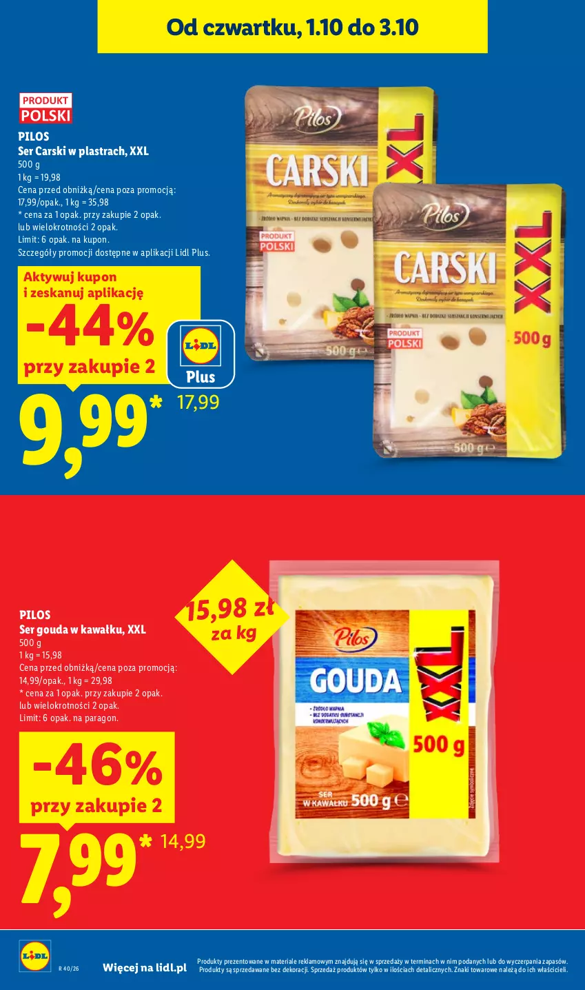 Gazetka promocyjna Lidl - Gazetka ważna od 1.10 do 3.10 - ważna 01.10 do 03.10.2026 - strona 12 - produkty: Cars, Gouda, Kawa, Pilos, Ser