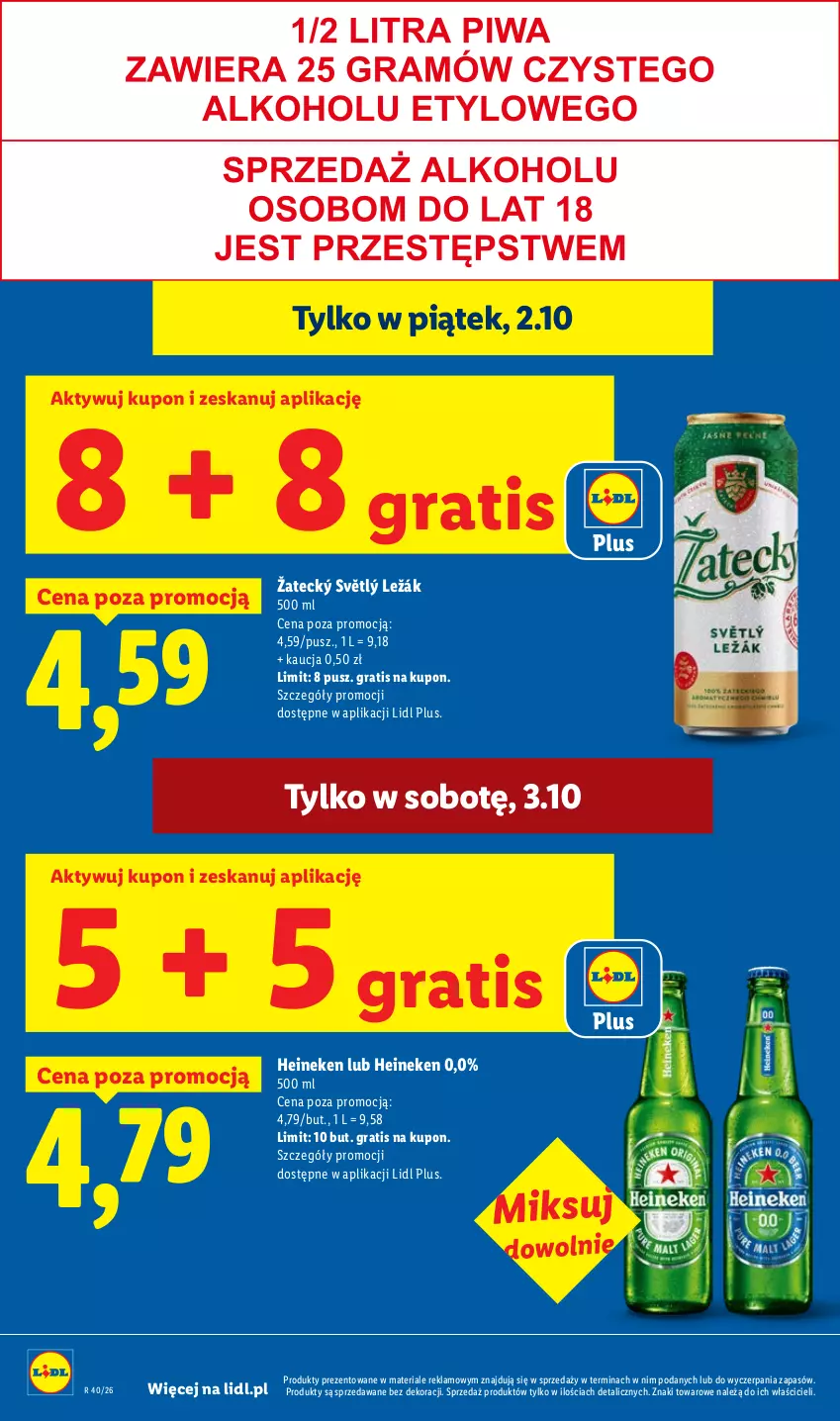 Gazetka promocyjna Lidl - Gazetka ważna od 1.10 do 3.10 - ważna 01.10 do 03.10.2026 - strona 20 - produkty: Gra, Heineken