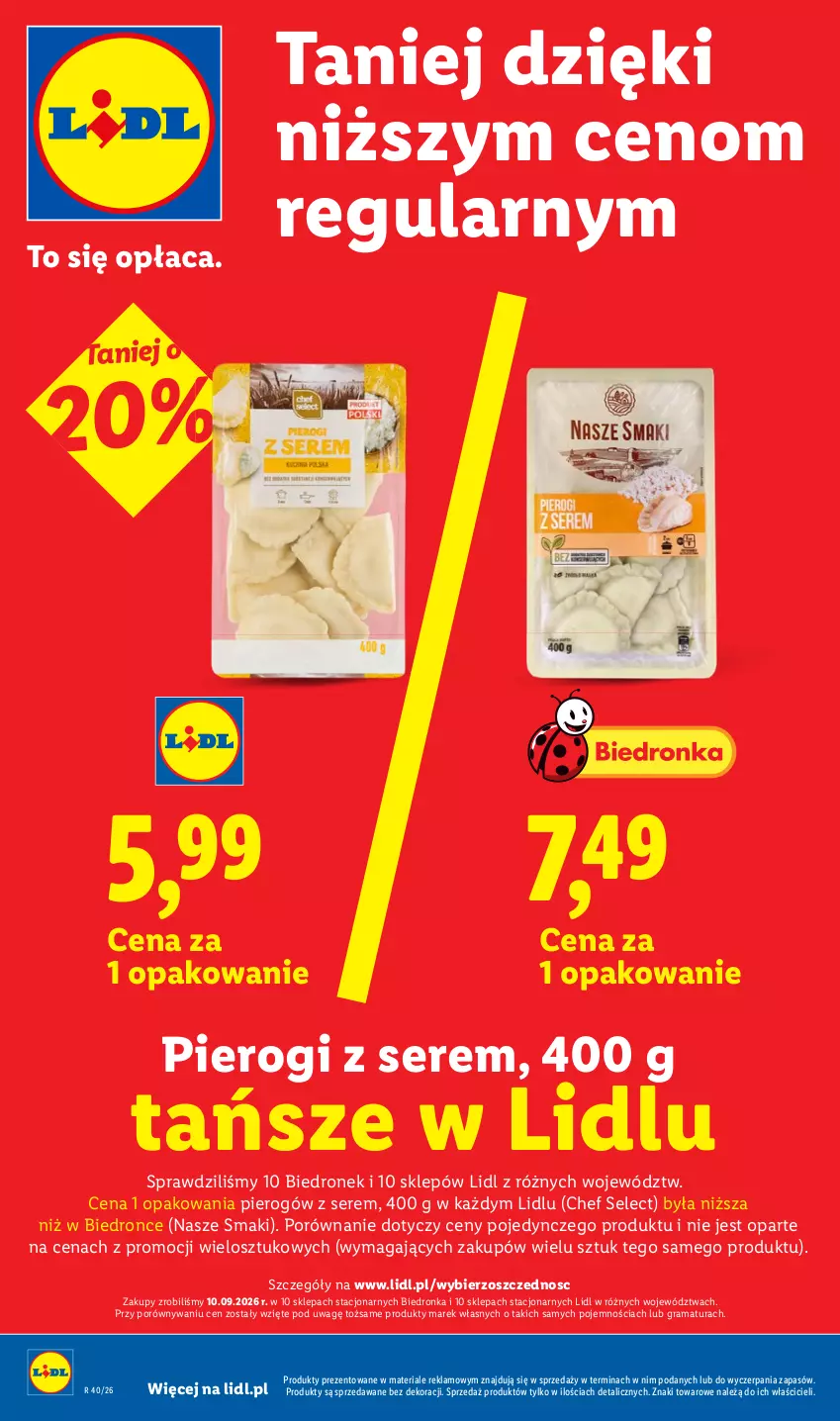 Gazetka promocyjna Lidl - Gazetka ważna od 1.10 do 3.10 - ważna 01.10 do 03.10.2026 - strona 34 - produkty: Gra, Pierogi, Por, Rama, Ser