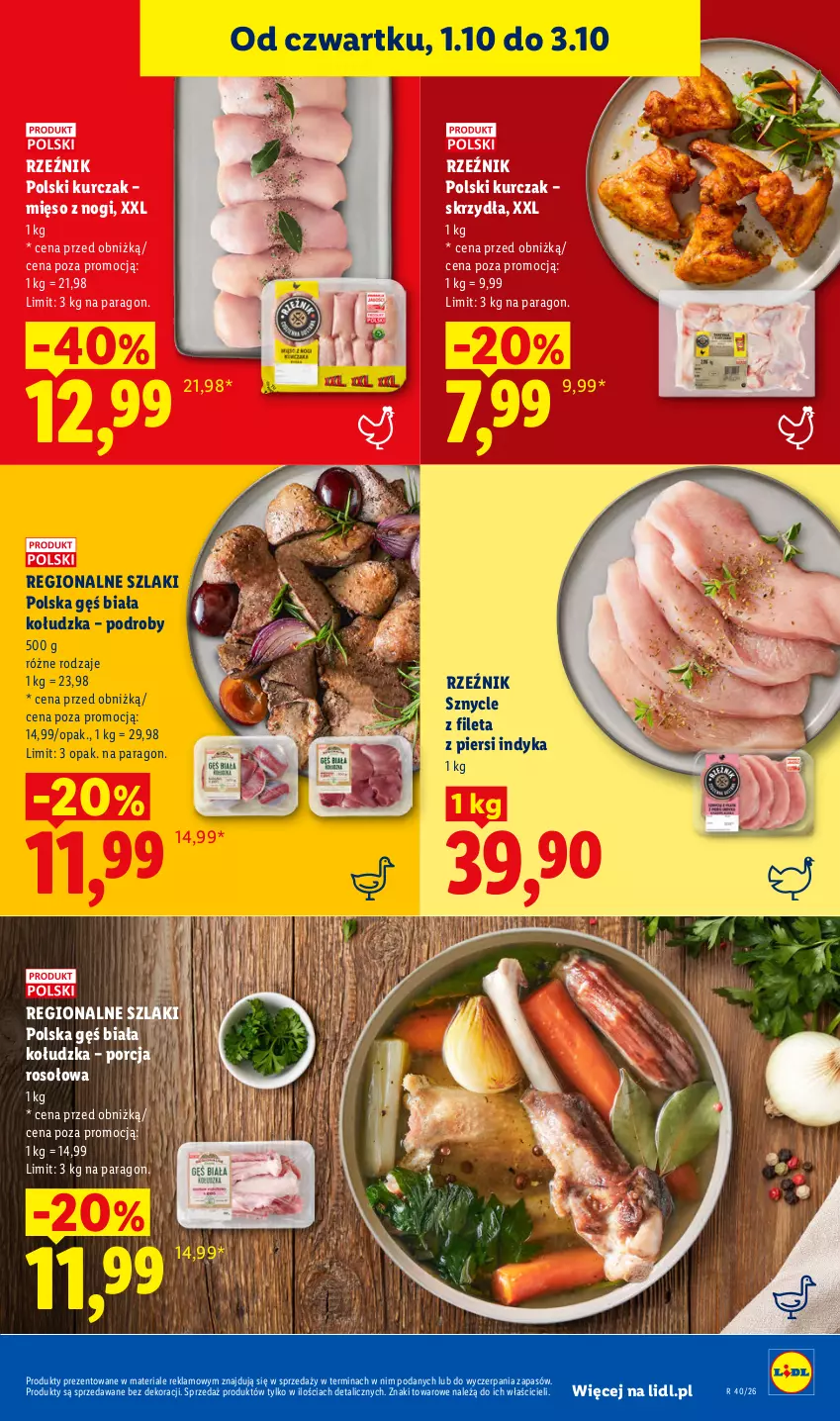 Gazetka promocyjna Lidl - Gazetka ważna od 1.10 do 3.10 - ważna 01.10 do 03.10.2026 - strona 55 - produkty: Kurczak, Mięso, Por