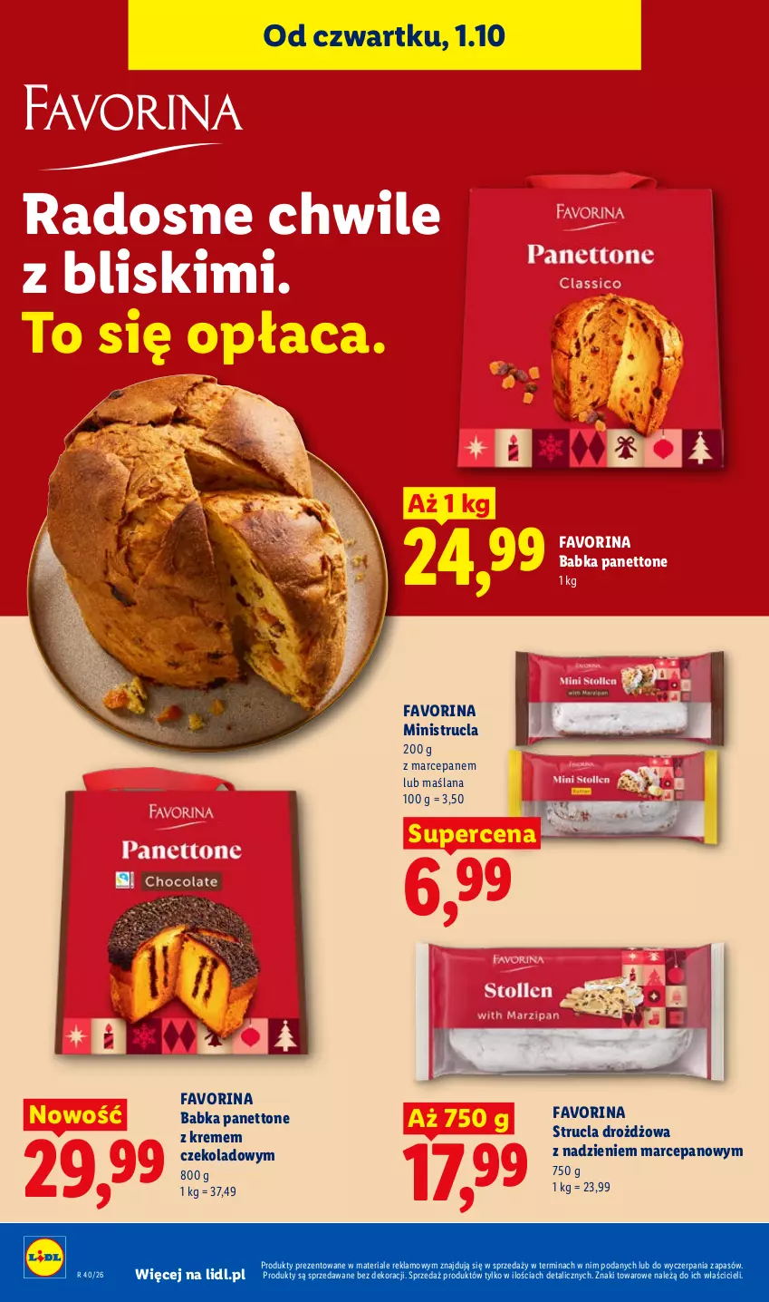 Gazetka promocyjna Lidl - Gazetka ważna od 1.10 do 3.10 - ważna 01.10 do 03.10.2026 - strona 70 - produkty: Babka, Fa, LANA, Strucla