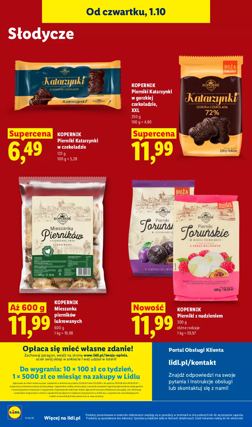 Gazetka promocyjna Lidl - Gazetka ważna od 1.10 do 3.10 - ważna 01.10 do 03.10.2026 - strona 74 - produkty: Gra, Laur, Mola, Piernik, Por, Portal