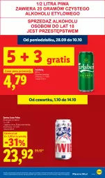 Gazetka promocyjna Lidl - Gazetka ważna od 1.10 do 3.10 - Gazetka - ważna od 03.10 do 03.10.2026 - strona 21 - produkty: Gra, Carlsberg