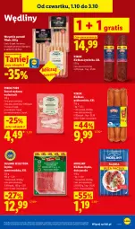 Gazetka promocyjna Lidl - Gazetka ważna od 1.10 do 3.10 - Gazetka - ważna od 03.10 do 03.10.2026 - strona 57 - produkty: Pur, Gra, Parówki, Kiełbasa podwawelska, Dulano, Wawel, Szynka, PIKOK, Morliny, Boczek, Kiełbasa, Kiełbasa śląska