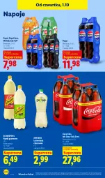 Gazetka promocyjna Lidl - Gazetka ważna od 1.10 do 3.10 - Gazetka - ważna od 03.10 do 03.10.2026 - strona 82 - produkty: 7up, Lemoniada, Mirinda, Coca-Cola, Napoje, Pepsi, Schweppes, Napój gazowany, Napój