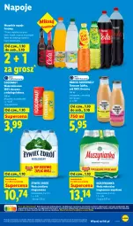 Gazetka promocyjna Lidl - Gazetka ważna od 1.10 do 3.10 - Gazetka - ważna od 03.10 do 03.10.2026 - strona 83 - produkty: Sok, Mus, Ananas, Napoje, LANA, Muszynianka, Woda mineralna, Arbuz, Woda, Magnez, Kokos