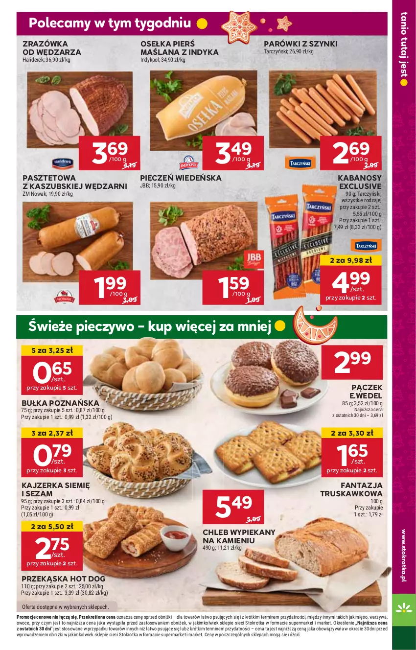 Gazetka promocyjna Stokrotka - Supermarket Opole/Radom - ważna 14.11 do 20.11.2024 - strona 13 - produkty: Bułka, Chleb, Fa, Fanta, Hot dog, HP, Kabanos, Kajzerka, LANA, Pączek, Parówki, Parówki z szynki, Pasztet, Piec, Pieczywo, Sezam