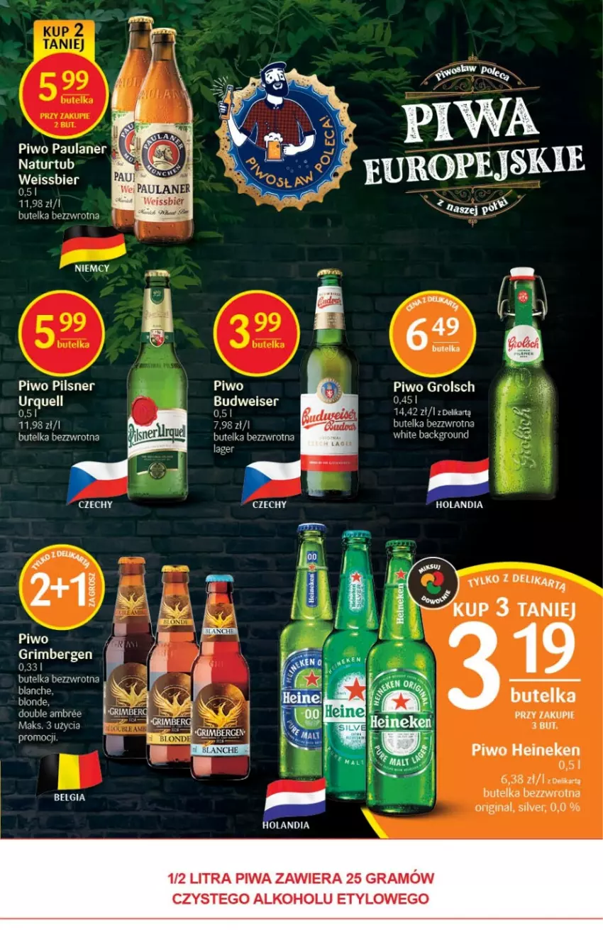 Gazetka promocyjna Delikatesy Centrum - Gazetka DC40 - ważna 13.10 do 19.10.2022 - strona 27 - produkty: Gin, Gra, Heineken, Piwa, Piwo, Ser