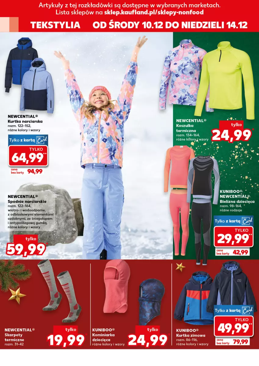 Gazetka promocyjna Kaufland - Kaufland - ważna 10.12 do 16.12.2025 - strona 8 - produkty: Bielizna, Dzieci, Kosz, Koszulka, Kurtka, Por, Spodnie