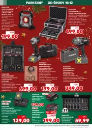 Gazetka promocyjna Kaufland - Kaufland - Gazetka - ważna od 16.12 do 16.12.2025 - strona 14 - produkty: Parkside, Przecinarka, Reflektor LED, Warka, Tarka, Dres, Zestaw kluczy nasadowych, Monitor, Reflektor, Zestaw kluczy, Waga, Intel, Akumulator, LG, Fa