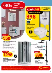 Gazetka promocyjna Castorama - Gazetka - ważna od 25.04 do 25.04.2023 - strona 9 - produkty: Kabina z hydromasażem, Ser, Gra, Rama, Deska wolnoopadająca, Szafka, Brodzik, Umywalka, Astor, Gres, Miska, Lakier