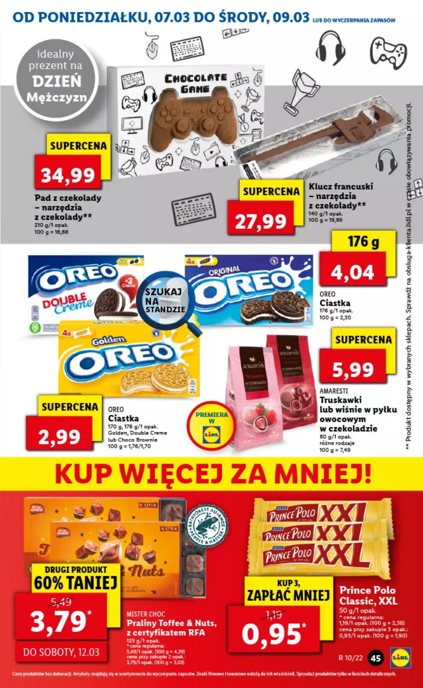 Gazetka promocyjna Lidl - GAZETKA - ważna 07.03 do 09.03.2022 - strona 45 - produkty: Brownie, Ciastka