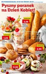 Gazetka promocyjna Lidl - GAZETKA - Gazetka - ważna od 09.03 do 09.03.2022 - strona 32 - produkty: Ser, Bagietka, Nuty, Chleb, Donut, Bułka