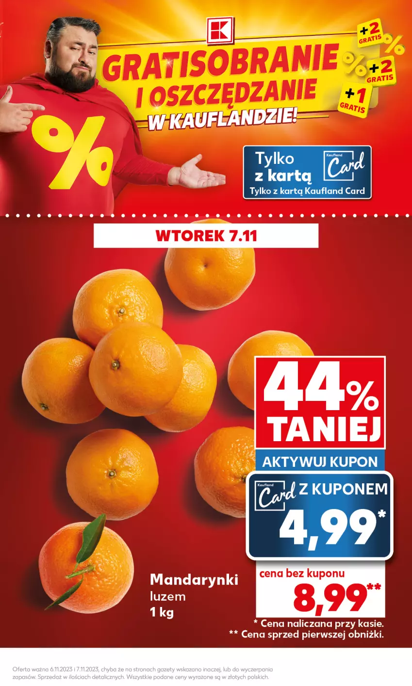 Gazetka promocyjna Kaufland - Mocny Start - ważna 06.11 do 07.11.2023 - strona 5 - produkty: Mandarynki, Ser