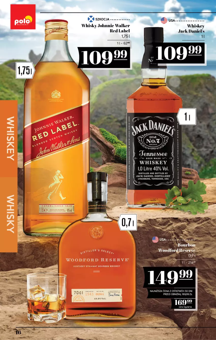 Gazetka promocyjna PoloMarket - Katalog alkoholi 11/2026 - ważna 18.06 do 01.07.2026 - strona 16 - produkty: Gra, Jack Daniel's, Johnnie Walker, Koc, Ser, Whiskey, Whisky