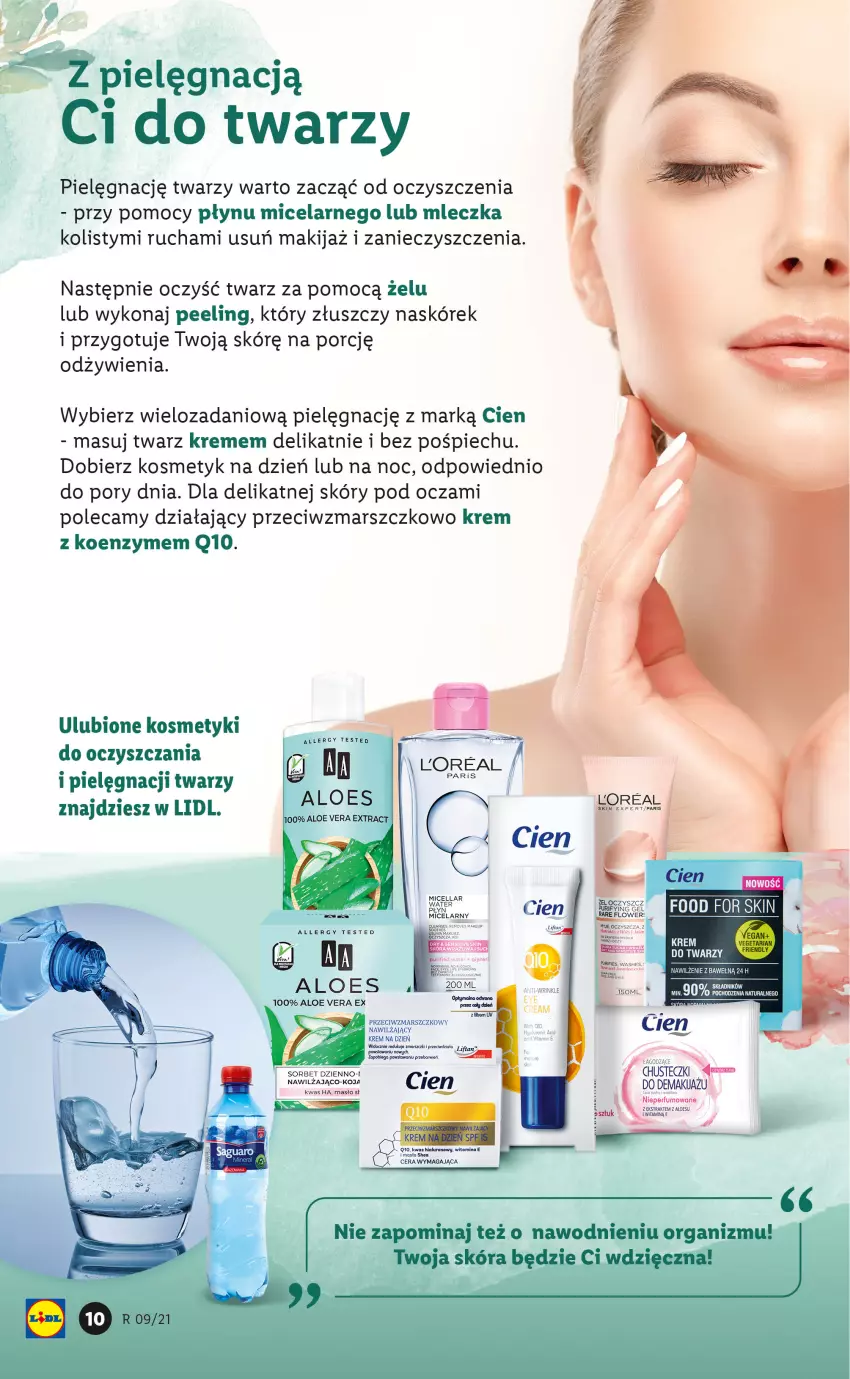 Gazetka promocyjna Lidl - TYDZIEŃ KOBIET - CELEBRUJ KOBIECOŚĆ Z LIDLEM! - ważna 03.03 do 10.03.2021 - strona 10 - produkty: Aloe vera, Chusteczki, Danio, Makijaż, Mars, Masło, Peeling, Piec, Por, Pur