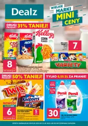 Gazetka promocyjna Dealz - NOWA GAZETKAWielkie Marki Mini Ceny - Gazetka - ważna od 22.03 do 22.03.2022 - strona 1 - produkty: Persil, Twix, Tonik, Baton, Knoppers, Danio