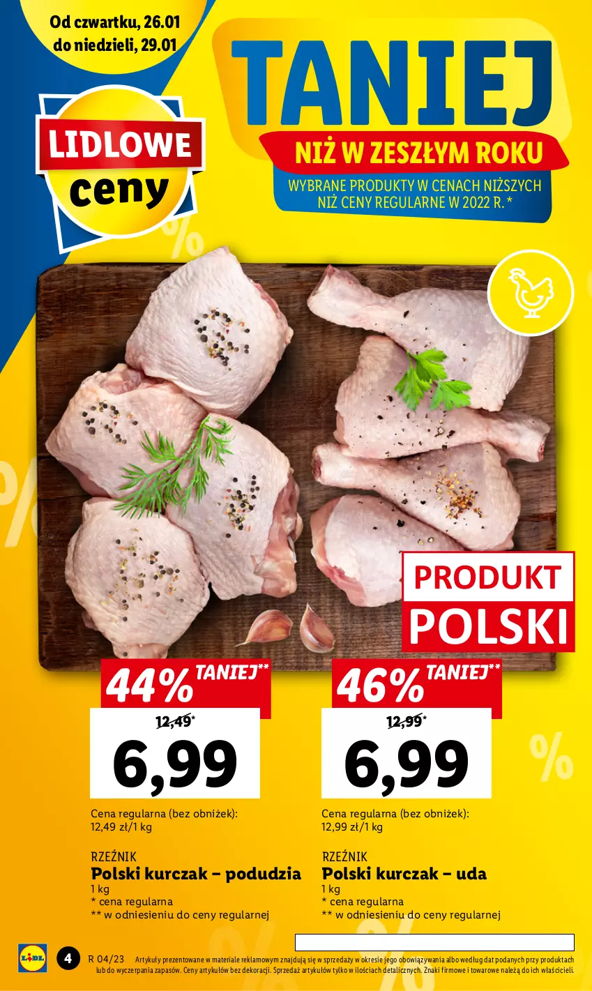 Gazetka promocyjna Lidl - GAZETKA - ważna 26.01 do 29.01.2023 - strona 4 - produkty: Kurczak