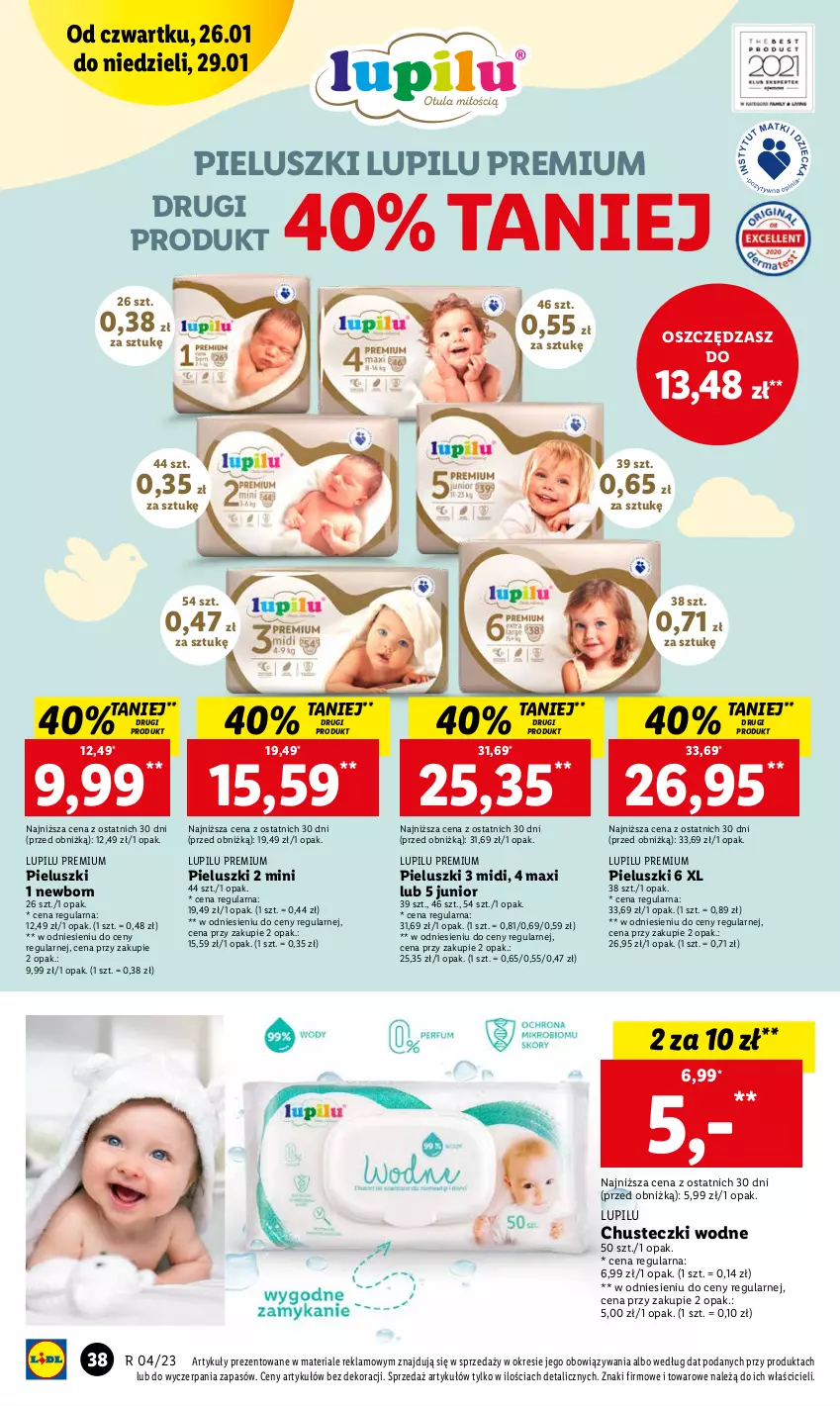 Gazetka promocyjna Lidl - GAZETKA - ważna 26.01 do 29.01.2023 - strona 42 - produkty: Chusteczki