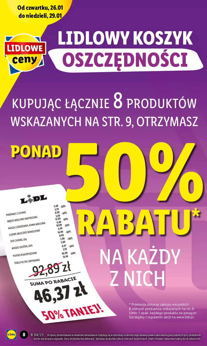 Gazetka promocyjna Lidl - GAZETKA - ważna 26.01 do 29.01.2023 - strona 8 - produkty: Kosz