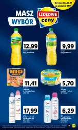 Gazetka promocyjna Lidl - GAZETKA - Gazetka - ważna od 29.01 do 29.01.2023 - strona 11 - produkty: Kujawski, Rio Mare, Dezodorant, Dove, Tuńczyk, Olej rzepakowy, Olej, Antyperspirant