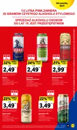 Gazetka promocyjna Lidl - GAZETKA - Gazetka - ważna od 29.01 do 29.01.2023 - strona 37 - produkty: Piwa, Por, Gra, Namysłów, Kasztelan, Heineken, Perła, Harnaś, Kozel