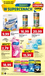 Gazetka promocyjna Lidl - GAZETKA - Gazetka - ważna od 29.01 do 29.01.2023 - strona 50 - produkty: Jan Niezbędny, Mus, Papier, Worki na śmieci, Tampony, Ręcznik, Always, Worki na śmiec, Podpaski, Wkładki, O.B.
