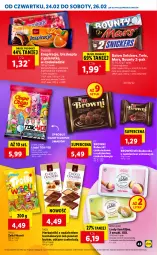 Gazetka promocyjna Lidl - GAZETKA - Gazetka - ważna od 26.02 do 26.02.2022 - strona 43 - produkty: Bounty, Chupa Chups, Tago, Twix, Snickers, Lody, Herbatniki, Czekolada, Mars, Baton, Lizaki, Gala, Biszkopty, Babeczki, Fa
