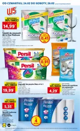 Gazetka promocyjna Lidl - GAZETKA - Gazetka - ważna od 26.02 do 26.02.2022 - strona 54 - produkty: Papier, Ręcznik kuchenny, Tablet, Persil, Ręcznik, Rolki, Zmywarki, Flora, Kapsułki do prania, Olej