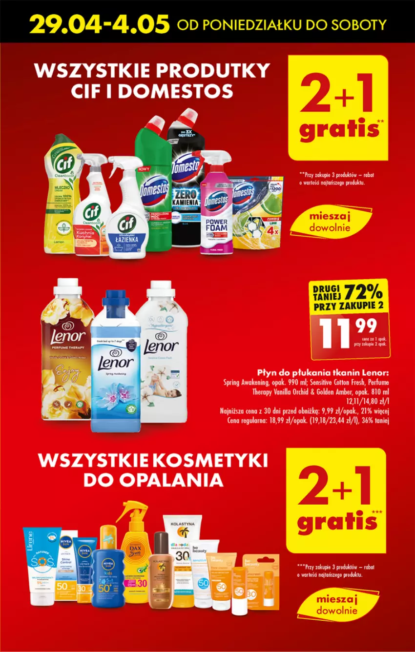 Gazetka promocyjna Biedronka - Od Poniedziałku - ważna 29.04 do 04.05.2024 - strona 25 - produkty: Cif, Domestos, Perfum