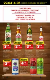 Gazetka promocyjna Biedronka - Od Poniedziałku - Gazetka - ważna od 04.05 do 04.05.2024 - strona 50 - produkty: Piwa, Piwo, Ser, Gra, Namysłów, Kasztelan, Tyskie