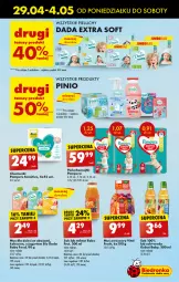 Gazetka promocyjna Biedronka - Od Poniedziałku - Gazetka - ważna od 04.05 do 04.05.2024 - strona 57 - produkty: Sok, Mus, Pampers, Pieluchy, Majtki, Dada, Chusteczki, Dzieci, Kubuś, Pieluchomajtki, Nektar, Kokos, Fa