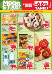 Gazetka promocyjna Kaufland - Gazetka tygodnia - Gazetka - ważna od 21.08 do 21.08.2024 - strona 78 - produkty: Kurczak, Nałęczowianka, Gra, Jaja, Papryka czerwona, Papryka, Proszek do prania, Tarczyński, Vizir, Danio, Woda mineralna, Kabanos, Woda, Grunt, Olej, Nestlé