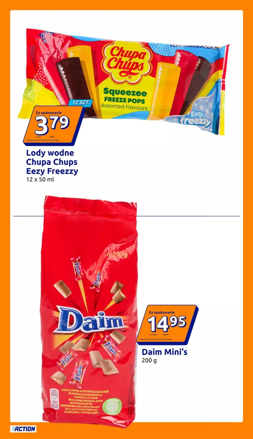 Gazetka promocyjna Action - Gazetka tydzień 32 2026 - ważna 05.08 do 11.08.2026 - strona 27 - produkty: Chupa Chups, Lody