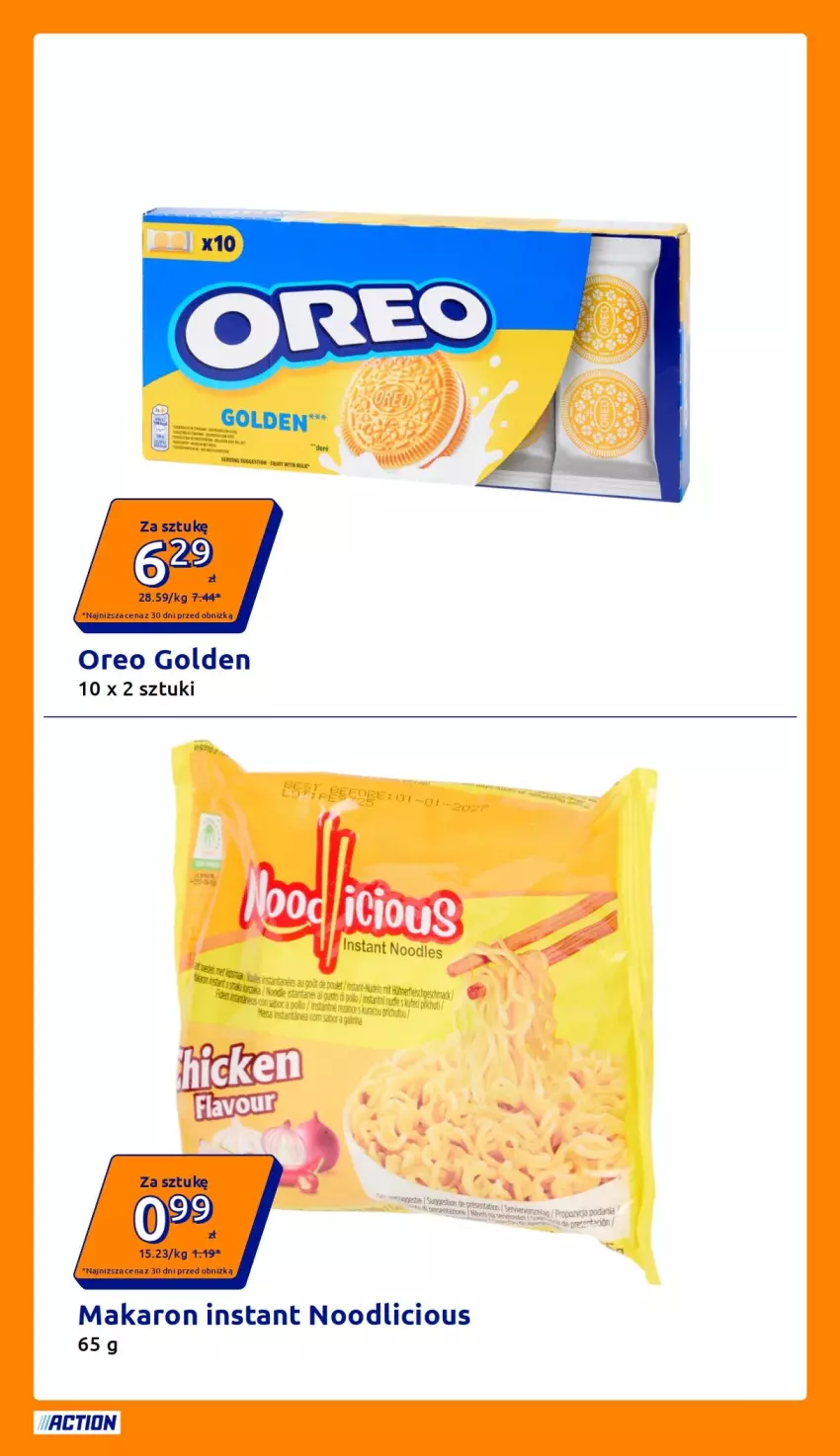 Gazetka promocyjna Action - Gazetka tydzień 32 2026 - ważna 05.08 do 11.08.2026 - strona 6 - produkty: Makaron, Oreo