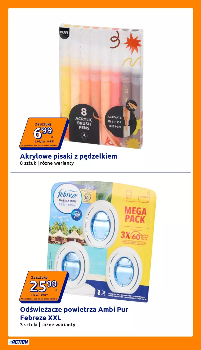 Gazetka promocyjna Action - Gazetka tydzień 32 2026 - ważna 05.08 do 11.08.2026 - strona 8 - produkty: Ambi Pur, Pur, Top