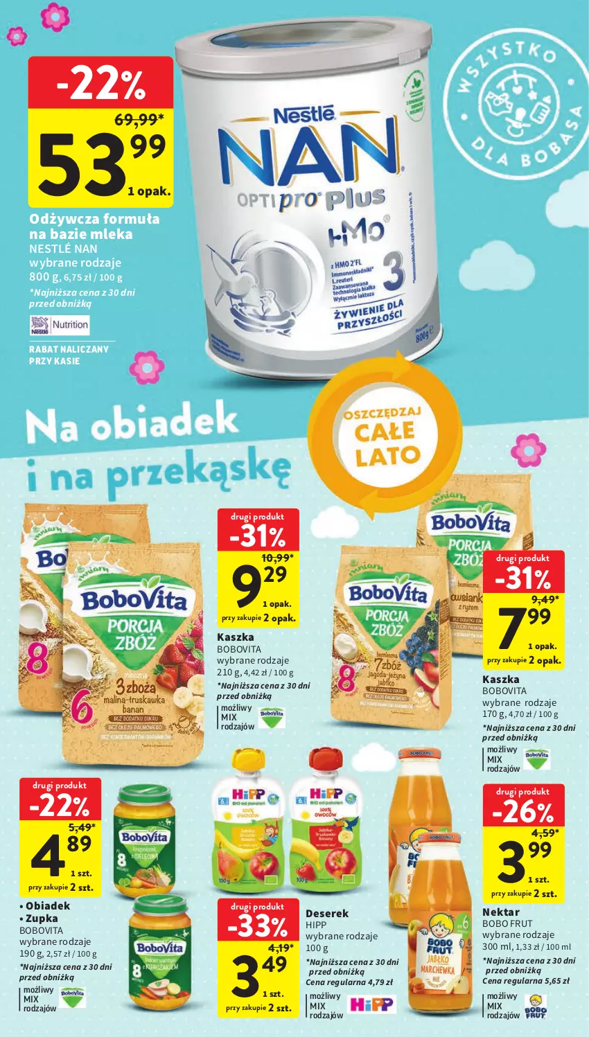 Gazetka promocyjna Intermarche - Gazetka Intermarche - ważna 17.08 do 23.08.2023 - strona 33 - produkty: BoboVita, Deser, HiPP, Nektar, Nestlé, Ser, Serek