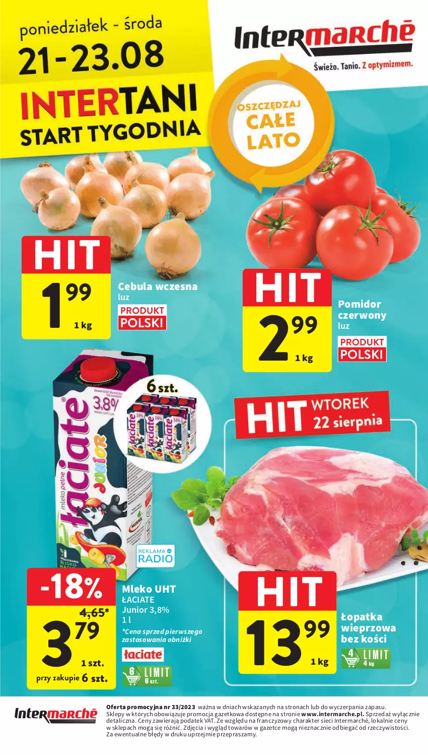 Gazetka promocyjna Intermarche - Gazetka Intermarche - ważna 17.08 do 23.08.2023 - strona 41 - produkty: Cebula, Mleko